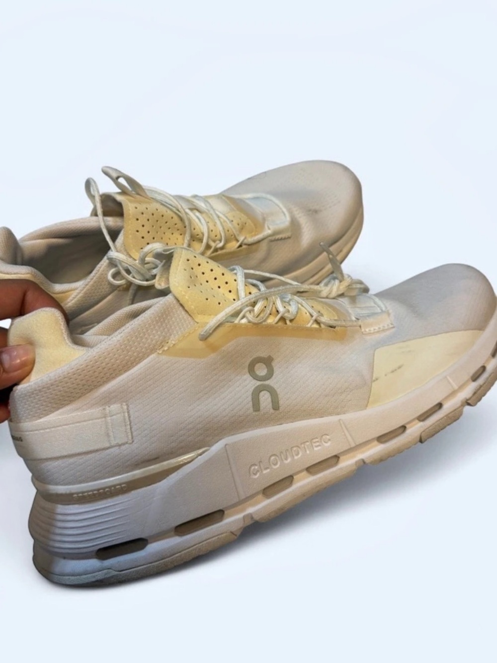 On Cloudswift Men's Athletic Shoes Cream US 11.5